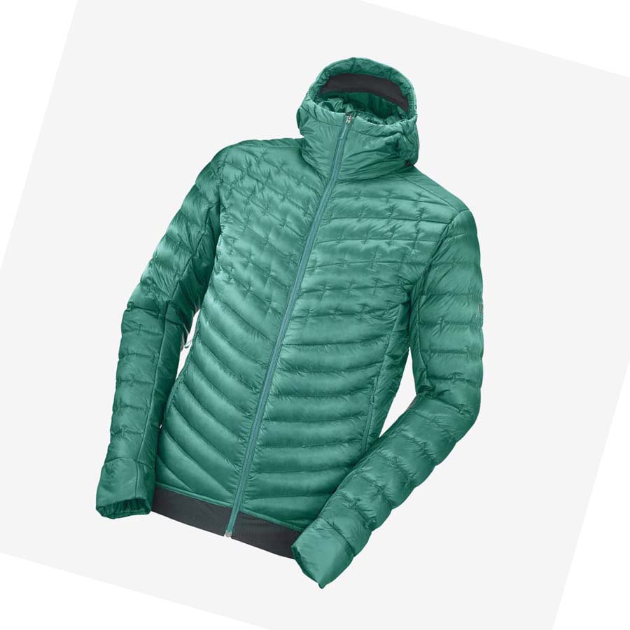 Salomon OUTLINE DOWN INSULATED Kabát Férfi Zöld | HU 2303UZG